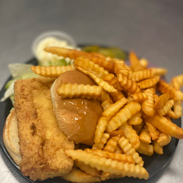 Cod Fish Sandwich.