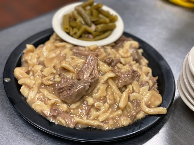 Beef & Noodles.
