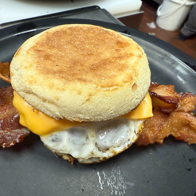Bacon & Egg Sandwich.